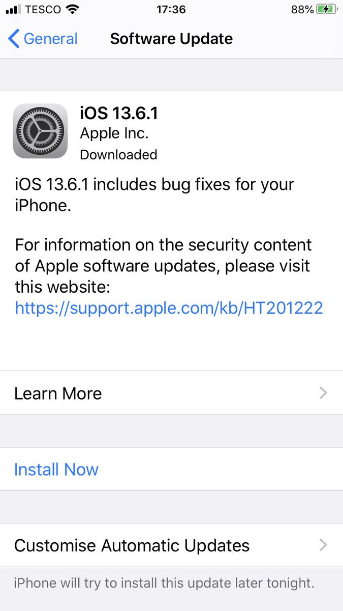 riprap1's tweet photo. Wish me luck #ios1361 https://t.co/GWq2UrNmOI