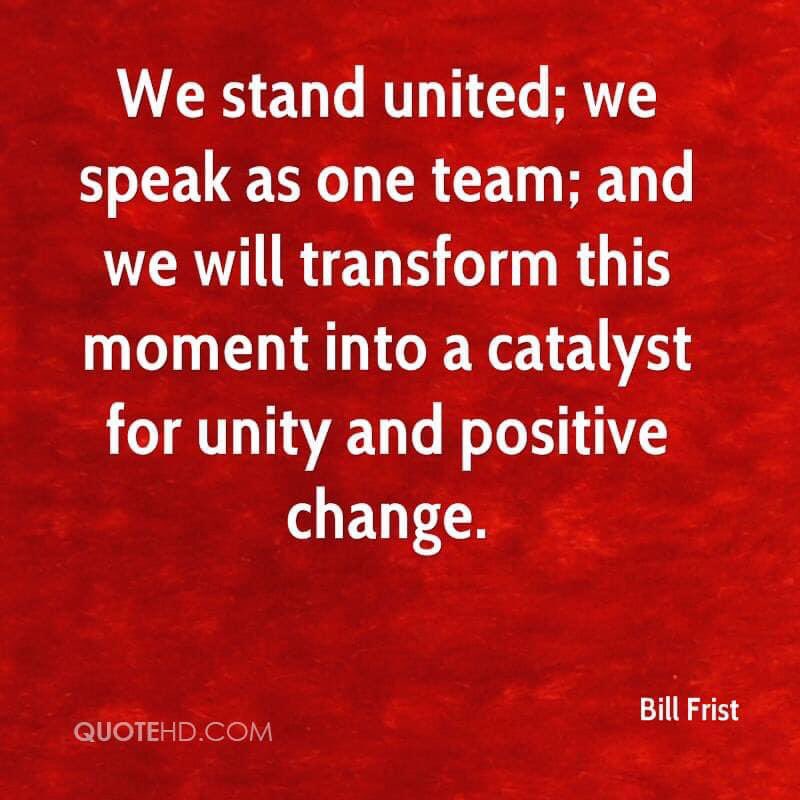 MakeAmericaUnit's tweet image. “We stand united; we speak as one team; and we will transform this moment into a catalyst for unity and positive change.”-BILL FRIST #MakeAmericaUNITEDAgain🇺🇸