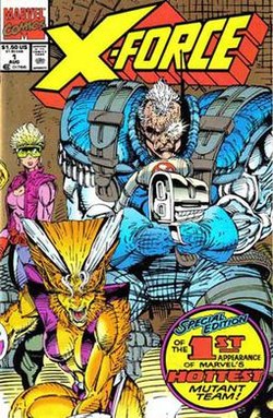 But still because of Rob's influence he transitioned the team into one of the best sellers of the 90's X-force introducing concepts of trading card extra's and polybags to the industry. Okay jokes aside this was a big deal book.