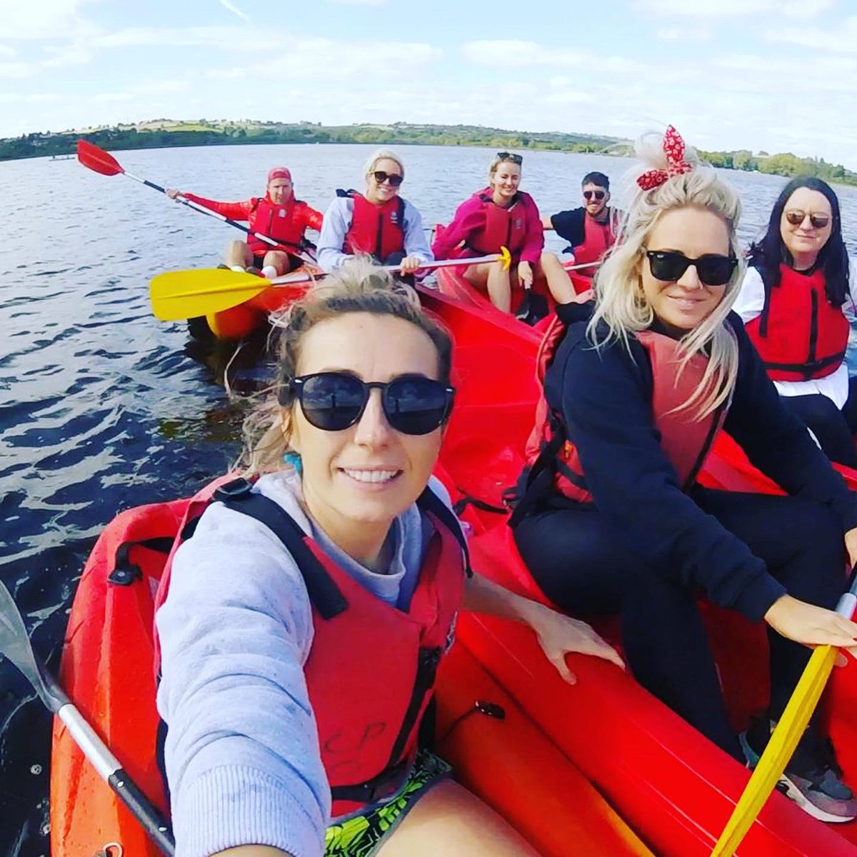 Great day out in #llangorselake #lakeactivities ⛰💦🚣‍♀️ #SundayFunday 😊