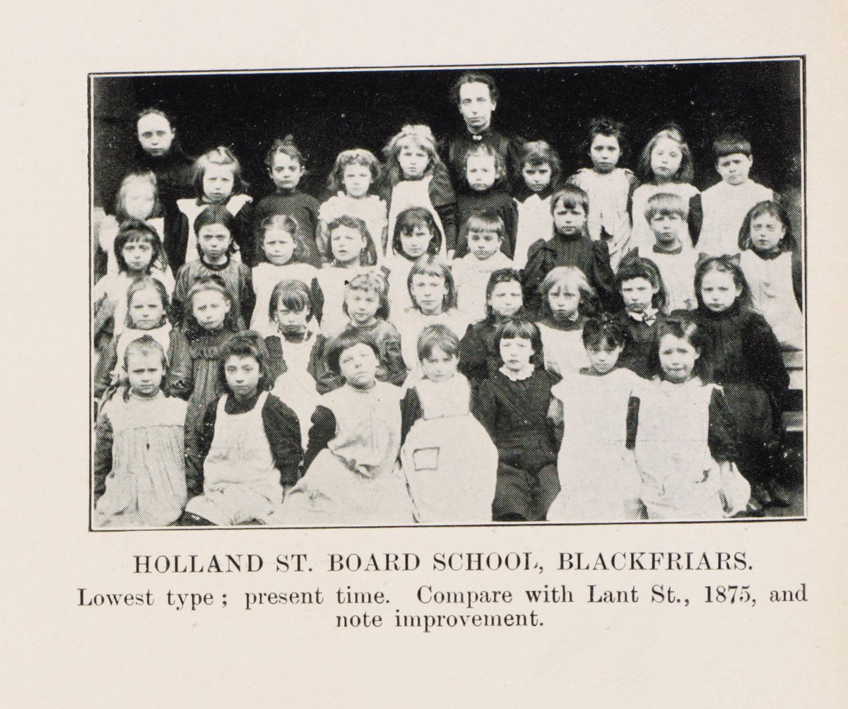 The girls at Holland St School, Blackfriars, South London, 1875, also described as the ‘lowest’ in the report of the InterDepartmental Committee on Physical Deterioration, 1904/5.2/4
