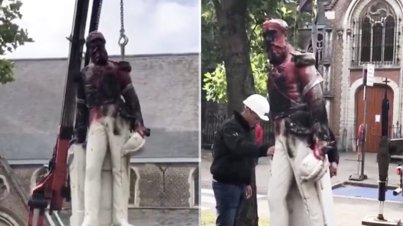 5) Another Statue of a European Slaver Has Been Toppled/ “A statue of King Leopold II in Antwerp has been taken down by Belgian authorities”  @VICE https://www.vice.com/en_ca/article/889gy3/another-statue-of-a-european-slaver-has-been-toppled