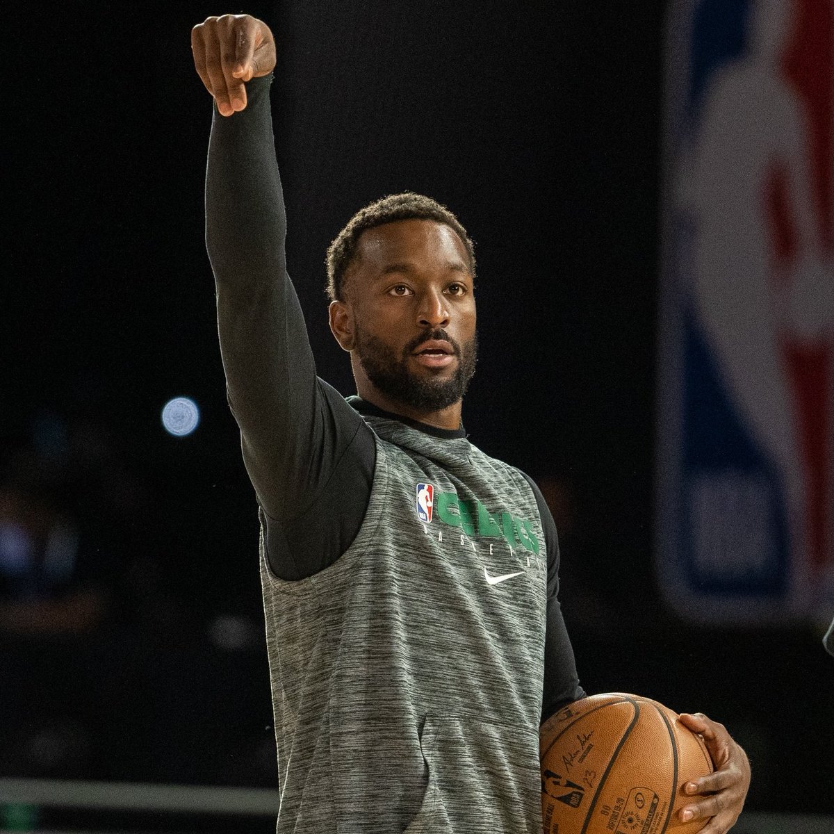 celtics's tweet photo. Locked in 🔐 #BleedGreen https://t.co/hIw2xavsAp