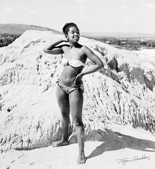 He wanted to create a beach scene but this is Joburg. So they went to an abandoned mine dump and Jurgen snapped these iconic images for Drum. This led to both Dolly and him being arrested under the Immorality Act as there was the assumption that they were in a relationship.