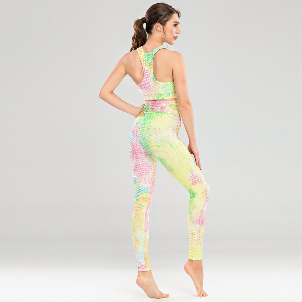 AlGhafStore's tweet image. Women Yoga Set Fitness Clothing High Waist Leggings Sport Bra Gym Workout Clothes Jogging SportwearTie-dyed trousers vest | Al Ghaf Marketplace alghaf.com/product/women-…