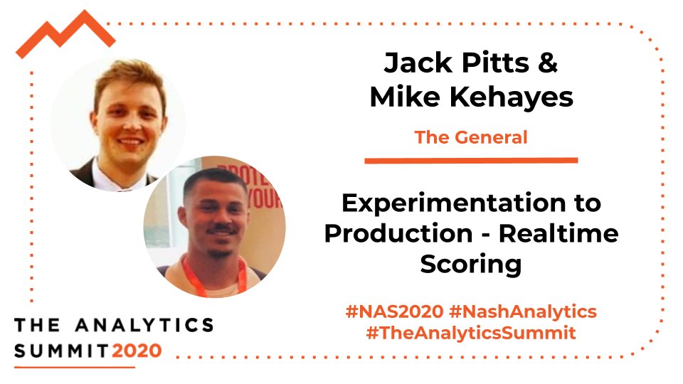 nashtechcouncil's tweet photo. At The Analytics Summit 2020, Mike Kehayes from The General will speak on "Experimentation to Production - Realtime Scoring"

Learn More &amp; Register for the Virtual #NAS2020 https://t.co/ITXlOuhCr8

#AnalyticsSummit2020 #NashAnalytics https://t.co/uo6a3tUGtp