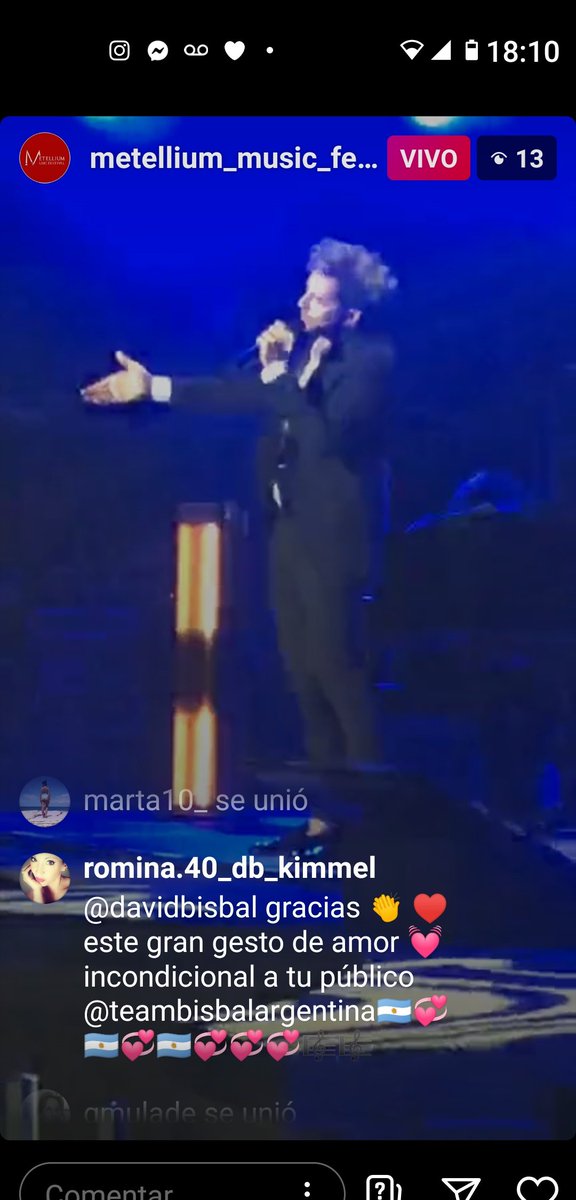 ArnaldoRomina's tweet photo. @davidbisbal @davidbisbal #buenastardes
#orgulloporti
#orgullosadesertufans
Eres un grande desde #Argentina🇦🇷🇦🇷🇦🇷💞🇦🇷💞
Siempre con vos 💞 #mi idolo ,mi gran ARTISTA, mi referente en la vida ! Noche doblé Concierto! Sin palabras ❤️ ✨ #gloriosa
#sublime .te amamos @teambisbalarg🇦🇷🇦🇷💞🇦🇷 https://t.co/pxn7ae7efM