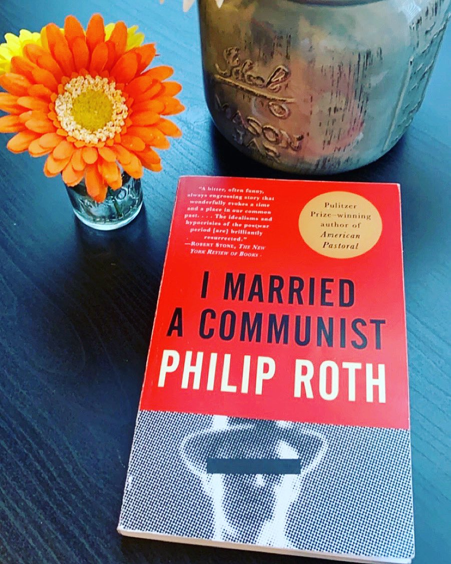 SaturdaysOnMars's tweet photo. The way Philip Roth wrote about life, death, and the relationships in between was so powerful and.....real. His writing is too much like....life to be fiction. @nprbooks @nytimes @nytimesbooks #philiproth #imarriedacommunist https://t.co/Sv4lMUQDPA