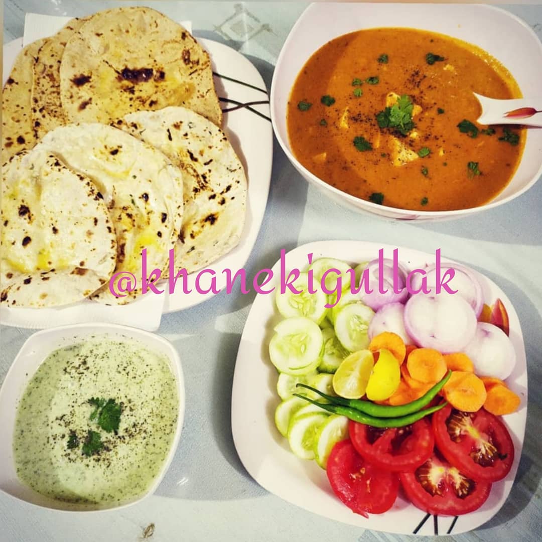 KiGullak's tweet photo. Dinner में kuch अच्छा  to बनता  h 😋😋🤤🤤
In frame - रोटी🌾🌾 , रायता , सलाद🥙 के साथ है पनीर 🥘❤️#foodindia #foodblogger #foodlover #foodphotography #healthyfood #homemadefood #Roti #paneer #salad #onine #curd #sundaydinner #yummy #dinnertime #covid_19 #StayAtHome #uplockdown https://t.co/UrPVWac5Es