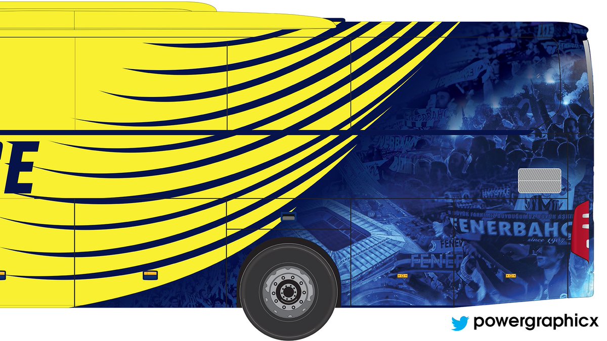 powergraphicx's tweet photo. FENERBAHÇE TAKIM OTOBÜSÜ Tasarımım 🚌 @Fenerbahce @fenerium (Gönderildi ✔️) https://t.co/Uy4Skw0Hws