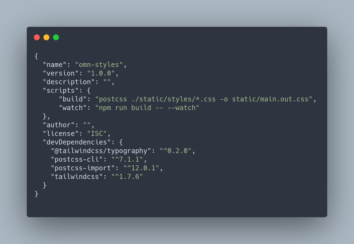 Yikes. Since I'm *that lazy* I added a dedicated `watch` script to the `package.json` do that thing for me.