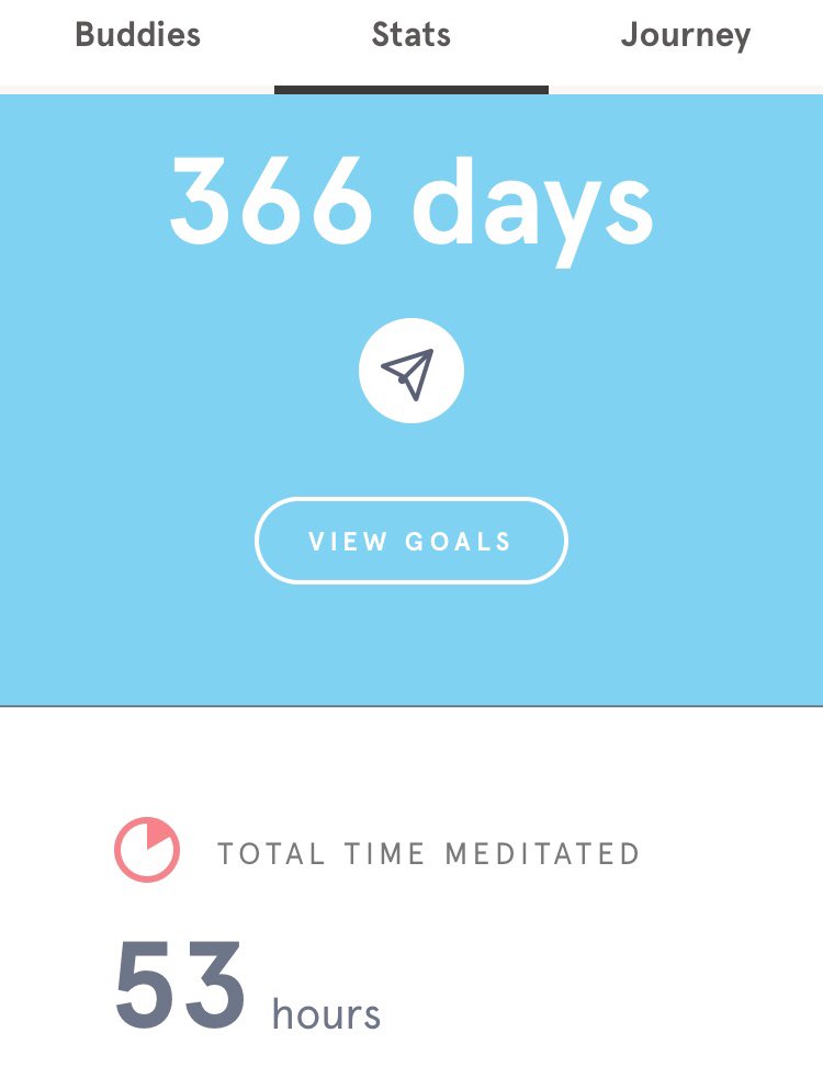 jamesrhat's tweet photo. A full year of meditating every day.

Looking forward to the next one! https://t.co/xMwpn7yiiW