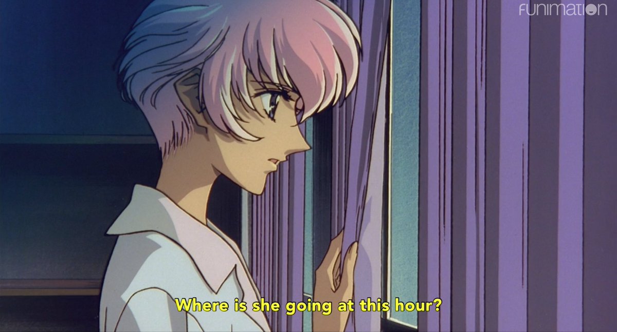 Utena: this mysterious woman... I understand not her reasons nor her thoughts.... she must hide many a secret behind those sad eyesAnthy: omw to 24 hour gas station convenience minimart for bag of powdered donuts