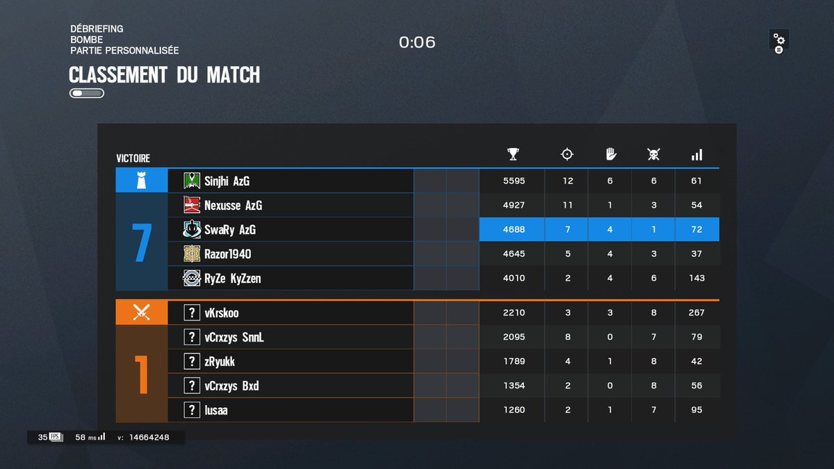 TeamAzoG's tweet photo. 🔺Victoire 🔺

Victoire de nos 2 rosters ce soir 🇨🇵

Détails Map :

@TeamAzoG 2-0 @SoGTeamFr 
@TeamAzoG 2-0 @EsportHade 

👉🏼 GG aux 2 équipes 👈🏼 https://t.co/yM4lapiJNw