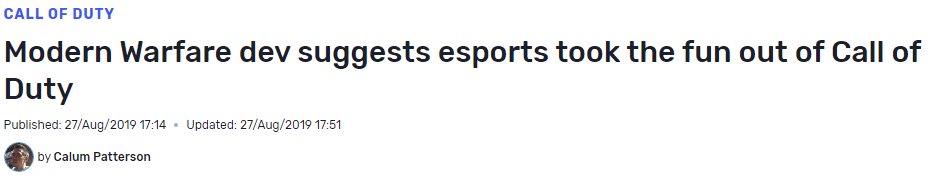 CoD esports images that precede unfortunate events tweet media