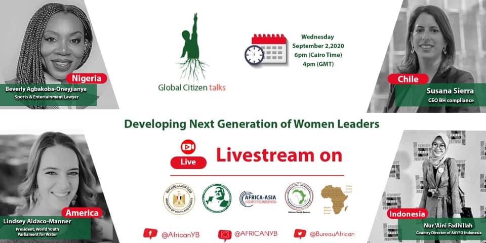 Get ready for the 9th #GCTalks, Next Wednesday at 6pm CLT/GMT+2. 📢

GCTalks is gathering women #leaders from different #continents who #inspire others especially women to elevate into positions of #leadership &amp; #influence.

Post cutt.ly/JfjPNg7

#GlobalCitizen #AfricanYB