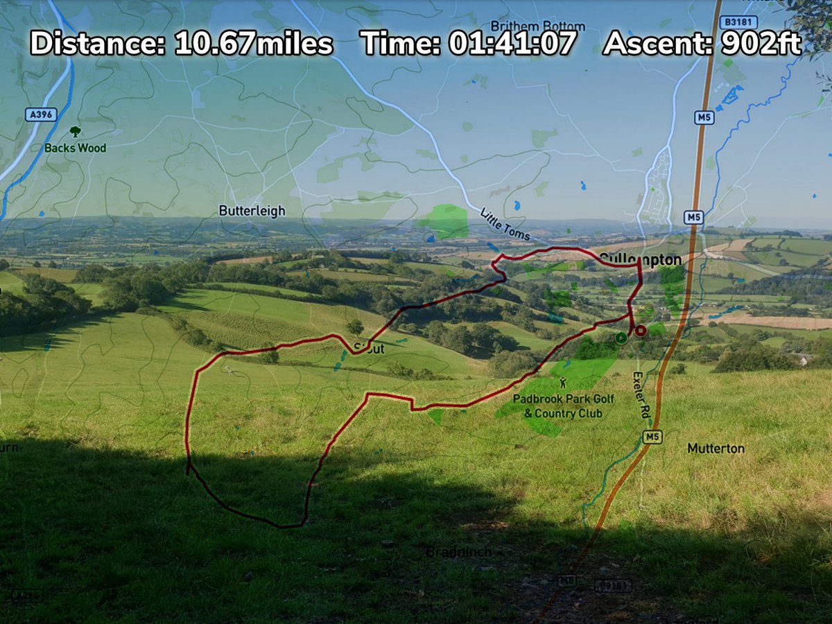 Today's run was a little leg stretcher up Ponsford Hill to Christ Cross and back with the Cullompton Crawlers. My first non solo run since lock down began. Was lovely to run as part of a group again.