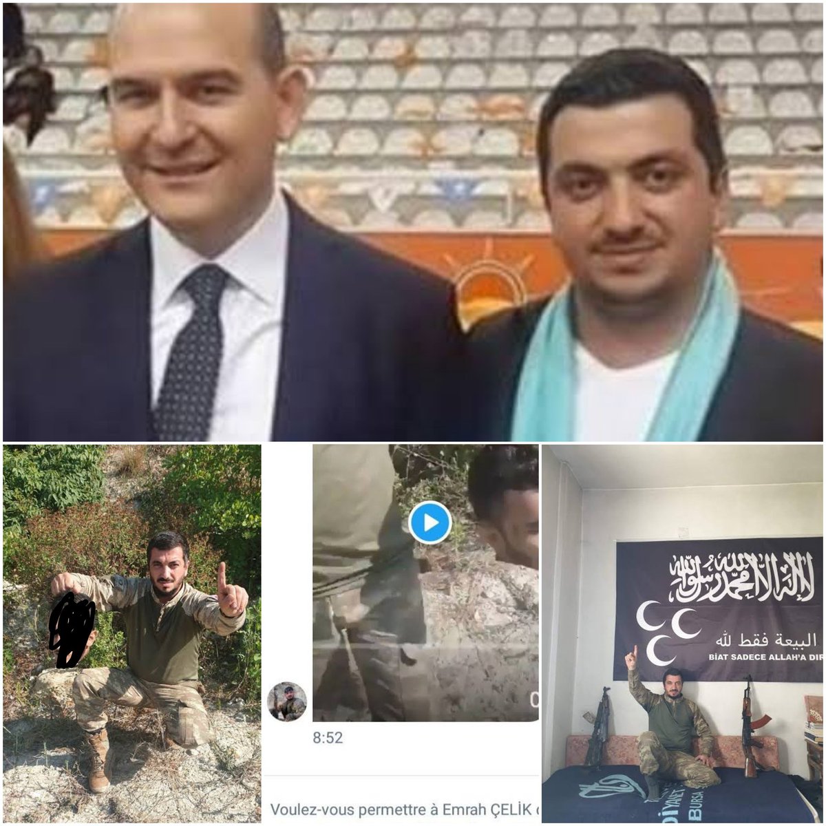 Tekbirlerle kafa kesen Emrah Çelik ile aynı karede olan Süleyman.

18 yaşındaki gencecik bir kıza günlerce tecavüz eden Musa Orhan'ı koruyan Süleyman.

Yanında çalıştığı kadına tecavüz edip öldüren Şirin Ünal'ı aklamaya, olayı örtbas etmeye çalışan da Süleyman.
#HaddiniBilSoysuz