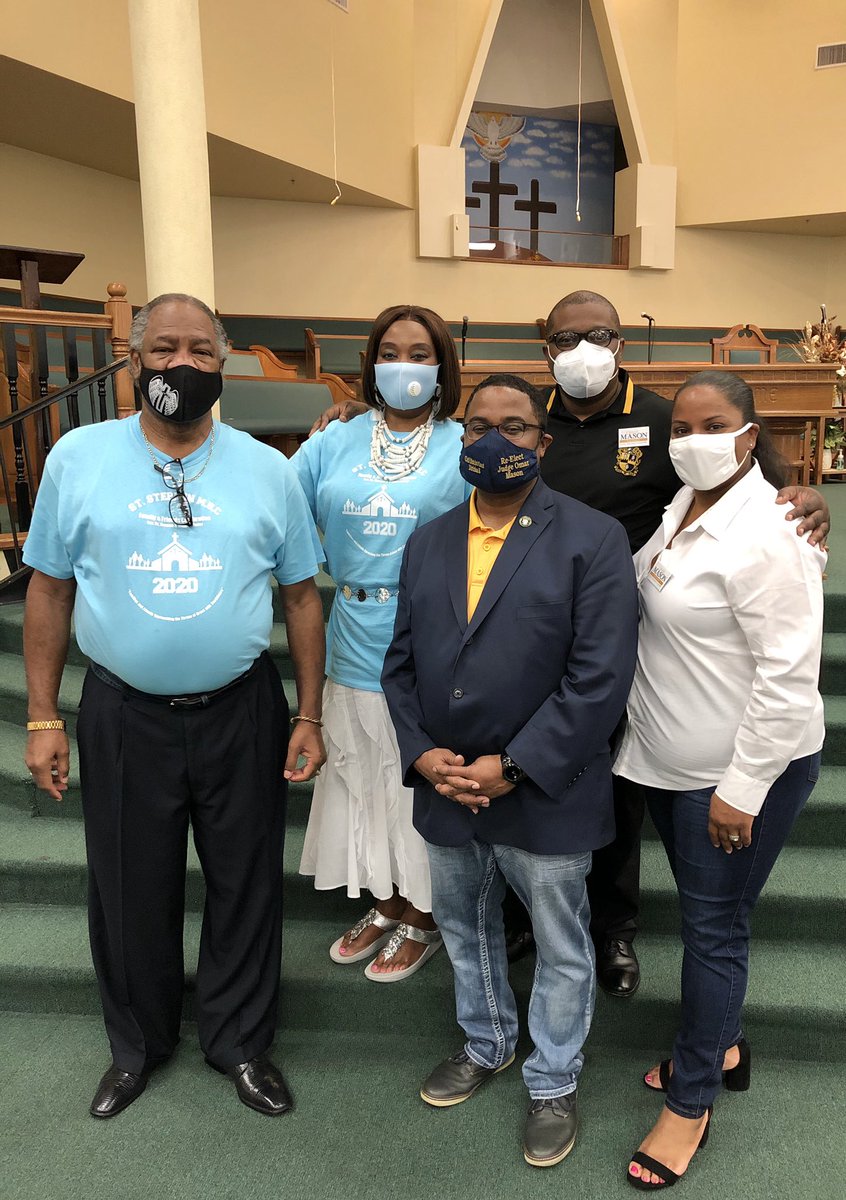 omar4judge's tweet image. So very nice to spend some time this morning with Pastor Norman Francis, First Lady Nedra Moore-Francis and the rest of the St. Stephen Missionary Baptist Church family. God has certainly been “better than good” to me. @omar4judge #TeamO