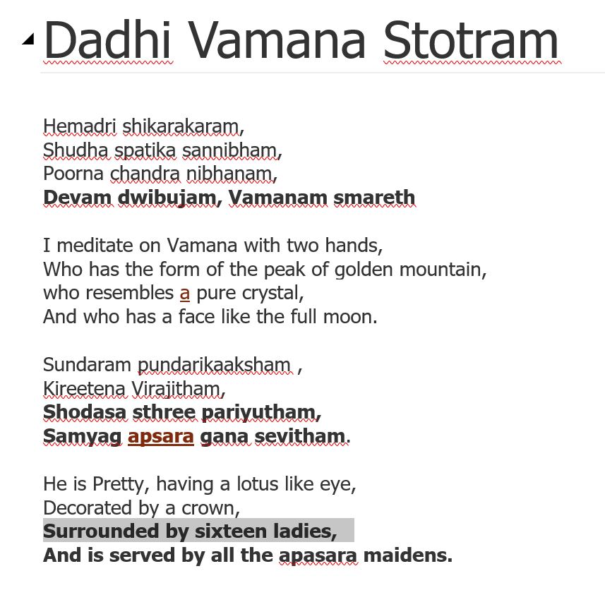 So, brahmins write their own lie bookThen quote their own lie book as source?:)Let's take their own Book as referenceIf so, Vamana had 16 wives.It is also there, in their Book.The buggar was borngrew, got 16 wives & conquered - all in one day?:) https://twitter.com/TIinExile/status/1299892654176481281