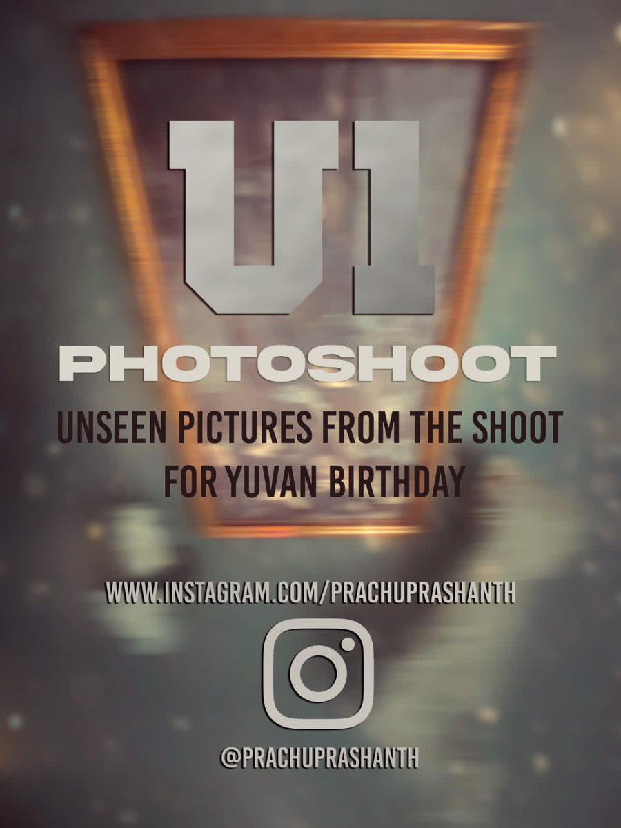 #Yuvan Unseen HD stills from recent photoshoot will be out tomorrow 10 AM, 1PM and 6PM Will be out in the photographer's social media handles. Instagram : @prachuprashanth Twitter : @PrashunPrashant Facebook : Prashun Prashanth Sridhar #HBDDearYuvan