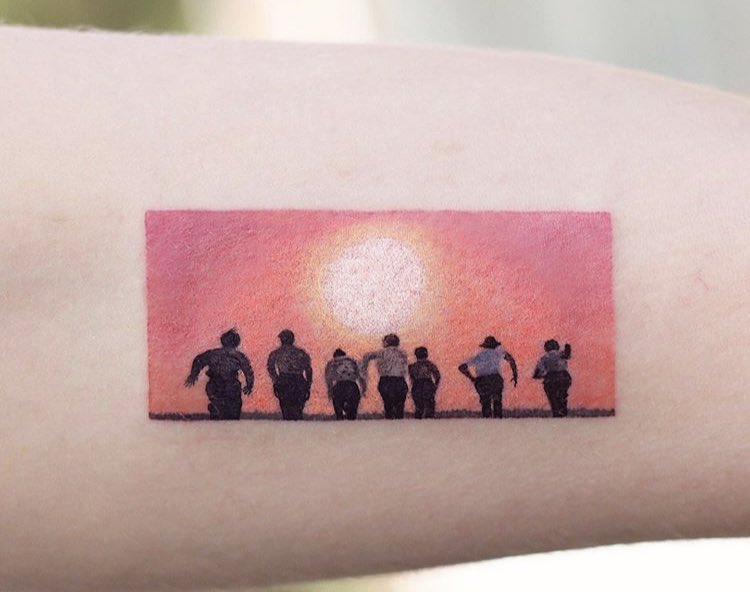 OT7 1: @/soosoo.tattoo (insta)2: @/saegeemtattoo (insta)3 & 4: unknown