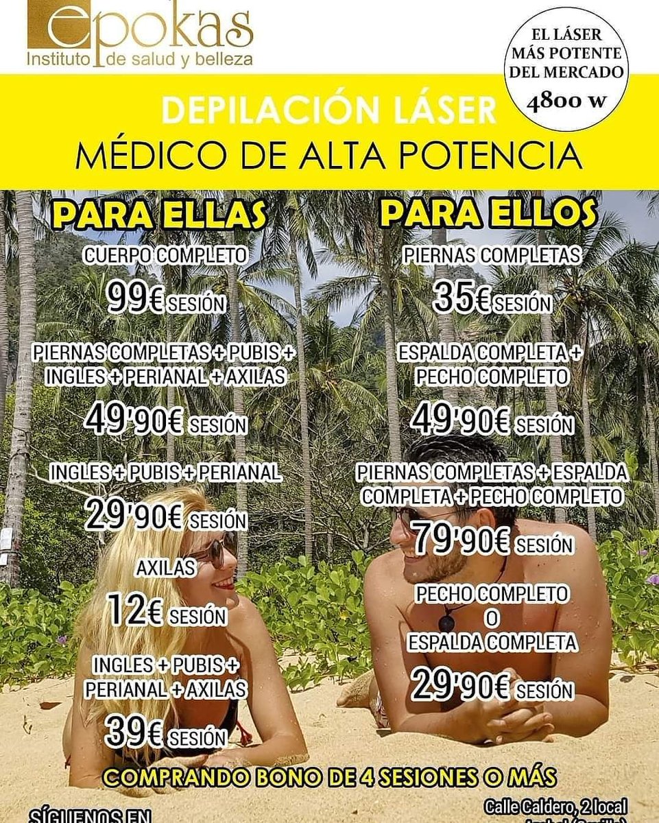 Mañana último día para hacerte con esta magnífica promoción 

Recuerda todos los láseres de depilación NO SON IGUALES