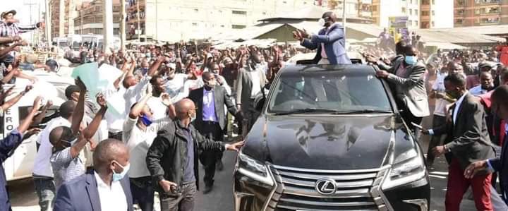 Asmali77's tweet photo. Nairobi. Today. 
This will definitely give Murathe a sleepless night. And probably give ulcers to Atwoli. DP Ruto is just an effective campaigner. https://t.co/yi40vTOzLy