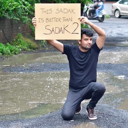YamrajFromHell's tweet photo. True. This Sadak is better than #Sadak2
#Sadak2Disaster https://t.co/hxXJpShEUt