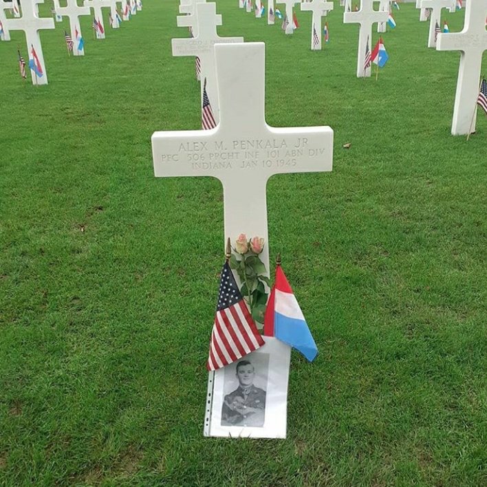 On Jan 10, 1945, Alex and Skip were Killed in Action when a shell made a direct hit on their foxhole. Alex was just 20 years old.He is buried in the Luxembourg American Cemetery.Penkala was portrayed by Tim Matthews in  #BandofBrothersCurrahee, Penky  #alexpenkala6/6