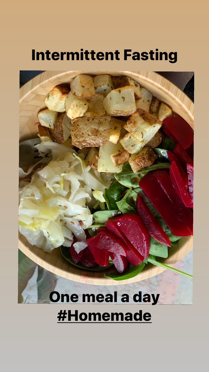 Honored2BChose's tweet photo. Last week I did a 7 day water fast. This week I’m doing 1 meal a day. #IntermittentFasting #vegan https://t.co/TFM8QGS1hk