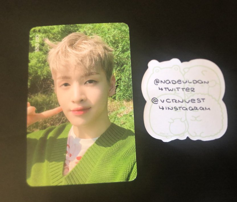 wts cravity allen ver 3 pc (green ver)- will also trade to either minhees ver 2 or ver 3 (red or green)dm if interested