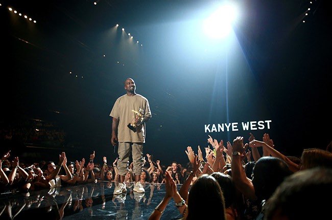 2015: Kanye received the Michael Jackson Video Vanguard Award at the  #VMAs  .Instead of putting on a performance, Kanye spoke onstage for over 10 minutes. During his speech, he announced that he would be running for President in 2020.