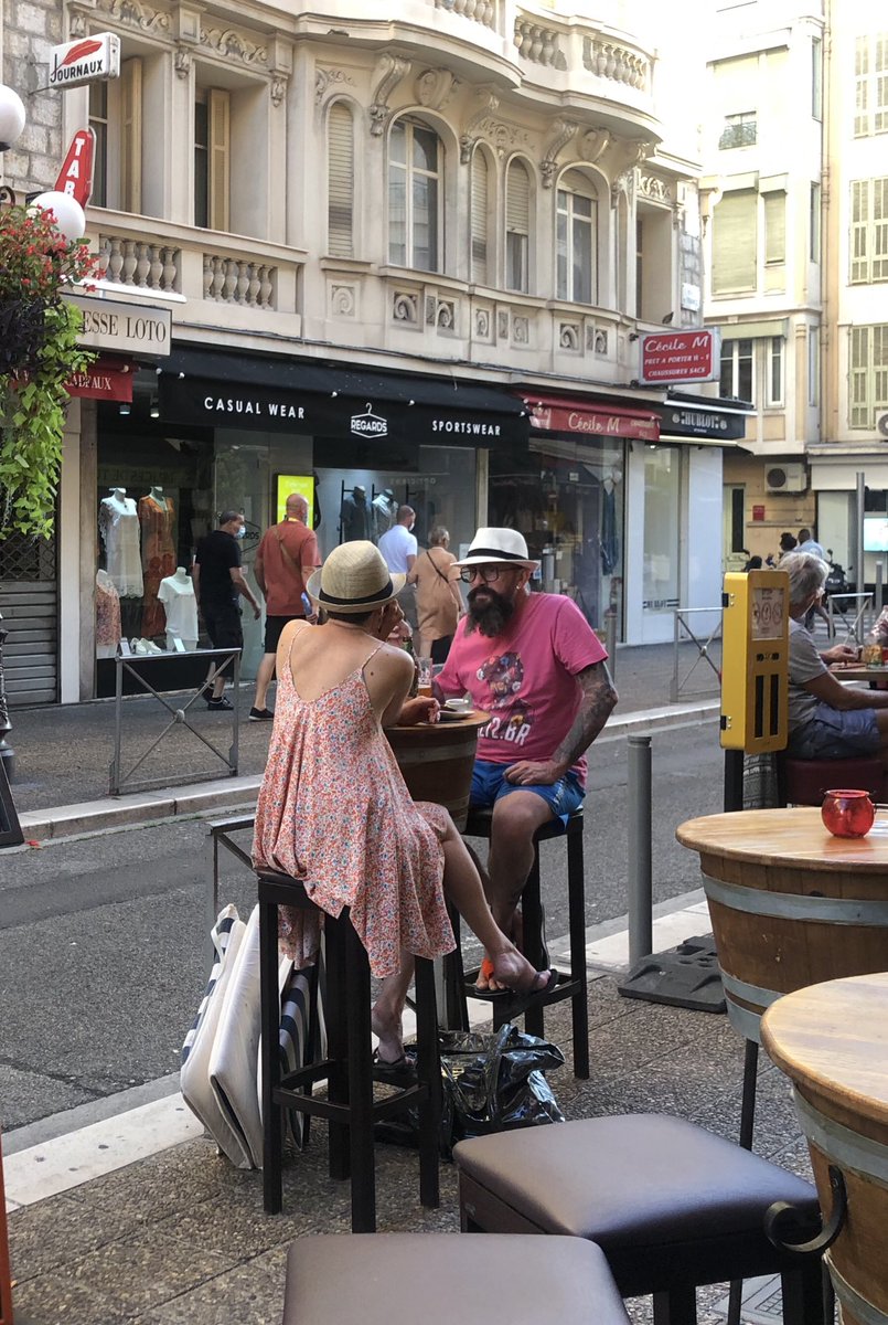 The lovechild of Bradley Wiggins and <a href="/Vaughters/">Jonathan Vaughters</a> at the table next to us