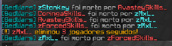 NetworkSkycraft's tweet photo. 🔥 | Triple Kill! O jogador zMxL_ do clã Fire Haze acaba de fazer três abates seguidos! #GoFHZ #GoSWD

| Acompanhe a #LigaBedwarsSC agora em: https://t.co/Fir8xba52t https://t.co/oEQcIP4dZk