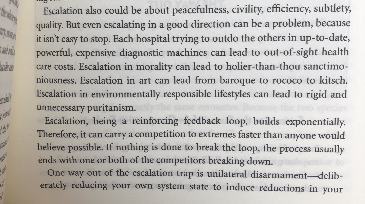 SBanister's tweet photo. Under-appreciated approach to understanding the world: as a series of systems whose structure leads to system behaviours which lead to events. In the case of the politically charged atmosphere in the US right now, perhaps we should revisit Donella Meadows’ teachings from ~1992... https://t.co/UQcemYqZtb