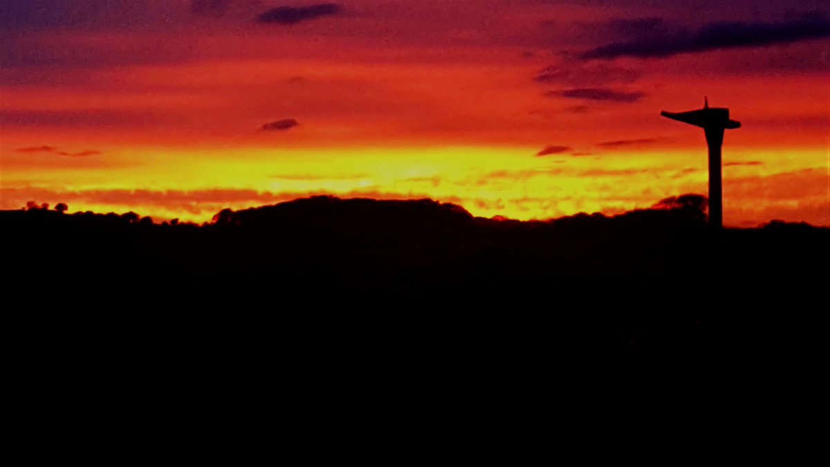 Sunset from my window tonight.