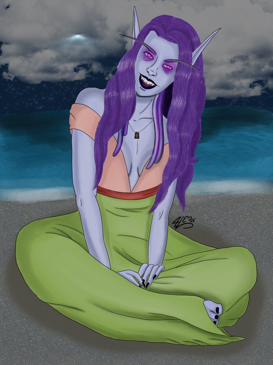 KyarytaArt's tweet photo. Resultado final, probando cositas nuevas.

#Ocwow #velf #warcraft #Alexart #Maihart https://t.co/ToMgVm28ig