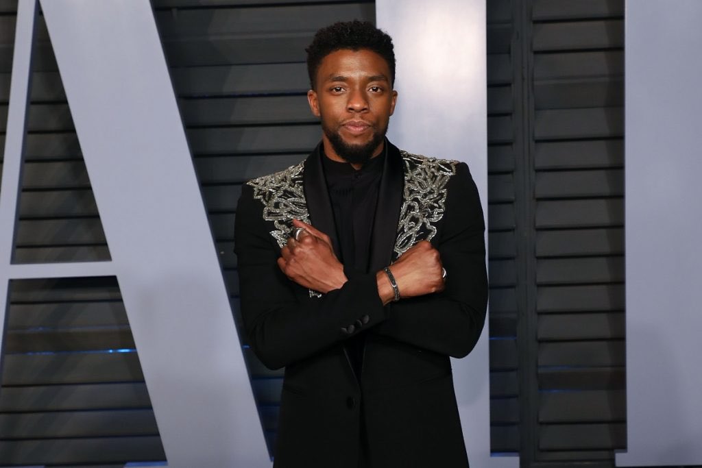 lozally's tweet photo. But I think they will do this for The Black Panther”!! Sam then shows crossed arms. What an impact you had on the future generation Chadwick Boseman 💙😢💔🙏🏾 https://t.co/YzaDDnu4uJ