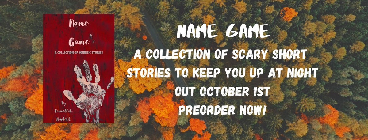 Dont forget! I am raffling off a $5 amazon giftcard when we hit 10 preorders of Name Game!
WE ONLY NEED 3 MORE PREORDERS!!
Screen Shot your preorder and post it below or message me to be entered!
amazon.com/dp/B089424FGL

#HorrorCommunity #WritingCommunity #shirtstories