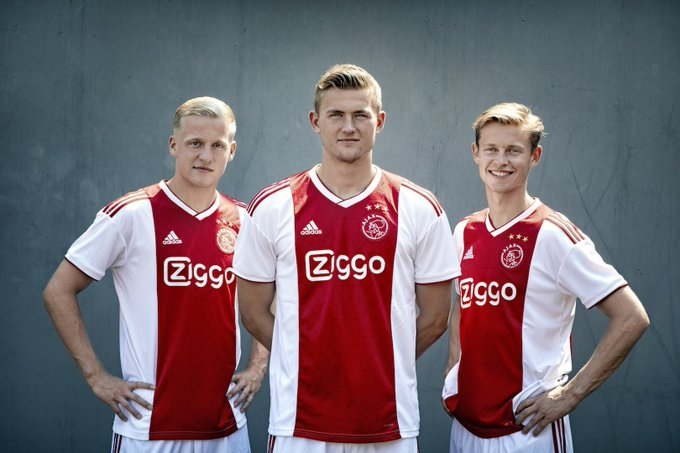 Dutch Football 🇳🇱 on Twitter: &quot;Ajax&#39;s golden trio brought the club in at least €195 million in two years. Matthijs de Ligt to Juventus: €80 million Frenkie de Jong to Barcelona: €75