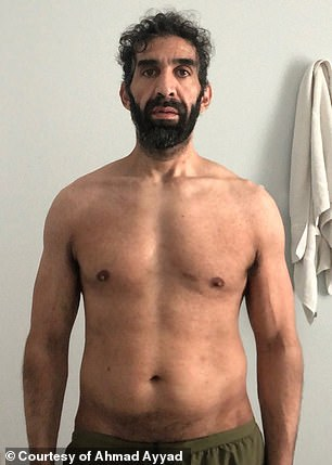 Ahmad Ayyad, 40,  #COVID19 survivor barely recognizes himself after losing 60 lbs in 25 days in a coma. Big Strong Guys get really sick from COVID too Trump! How many more??  #MAGA  https://www.kbtx.com/2020/06/30/covid-19-survivor-barely-recognizes-himself-after-25-days-in-a-coma/
