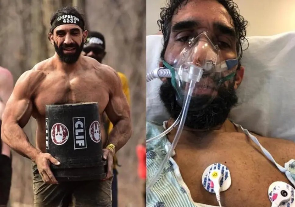 Ahmad Ayyad, 40,  #COVID19 survivor barely recognizes himself after losing 60 lbs in 25 days in a coma. Big Strong Guys get really sick from COVID too Trump! How many more??  #MAGA  https://www.kbtx.com/2020/06/30/covid-19-survivor-barely-recognizes-himself-after-25-days-in-a-coma/