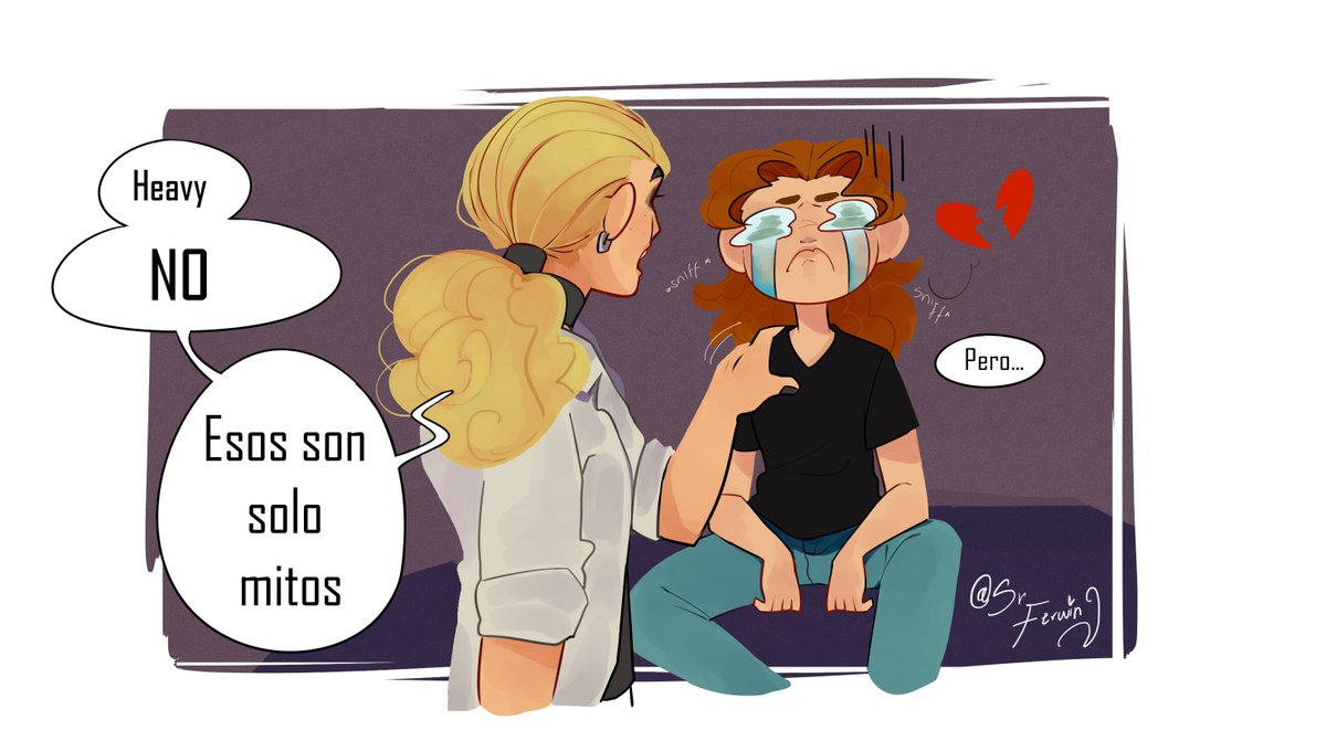 Feru 👻 on X: Short comic (teenagers Dee x Heavy from Metal Family)  t.cohiq6Xsnubv  X