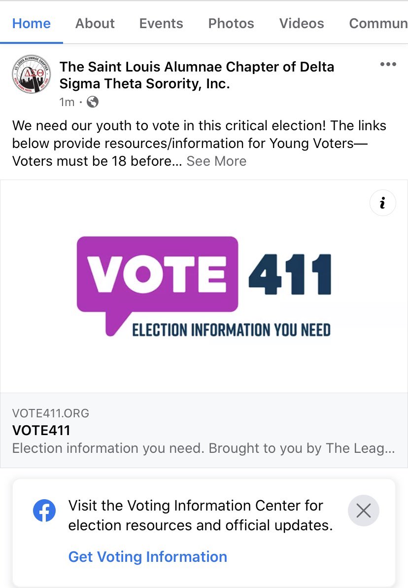 SLADST1913's tweet photo. Head over to our Facebook page to find information about youth voting resources! #Like #Share #WhenWeAllVote https://t.co/gUn1vVSweA