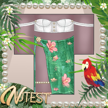 nutest_'s tweet photo. Lotus Flower Two-Piece & Jungle Hibiscus Long Tropical Set
#NuttyDesigns https://t.co/5BlL8iOEm1