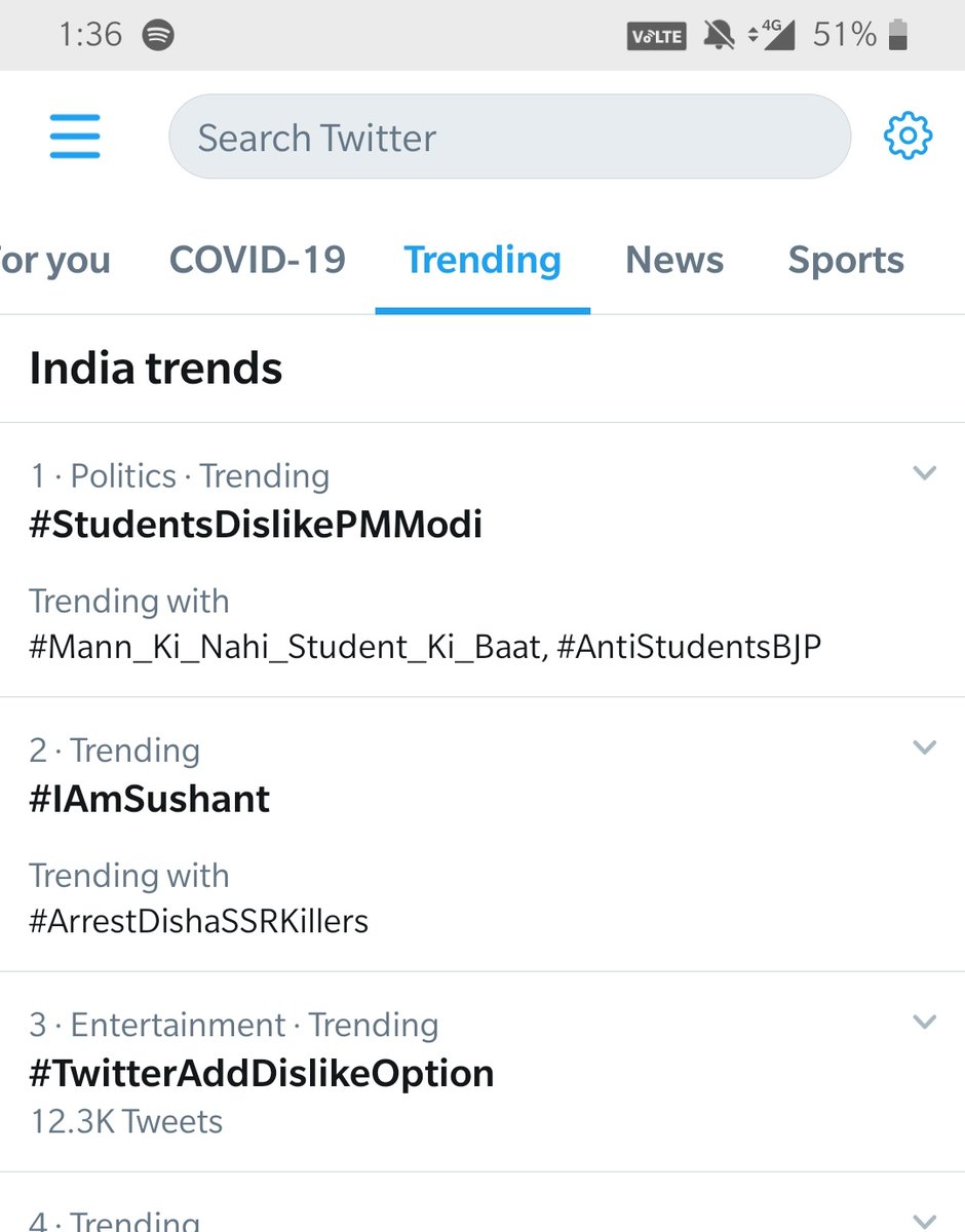 17Priyanshu17's tweet photo. #StudentsDislikePMModi

YES.   THIS. IS TOTALLY TRUE.

RAAT KO HI #1TRENDING

This is called voice of STUDENTS.

No one can suppress this.

#NoModi2024
#Mann_Ki_Nahi_Student_Ki_Baat https://t.co/24lUlc4zLP