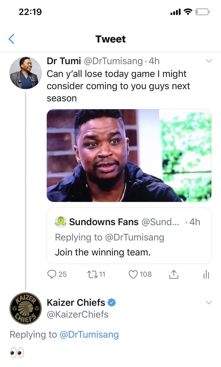 DrTumi_'s tweet photo. So let’s capitalize @KaizerChiefs We can still do this 👊🏾👊🏾👊🏾😊😊 https://t.co/GdM23nk9ig