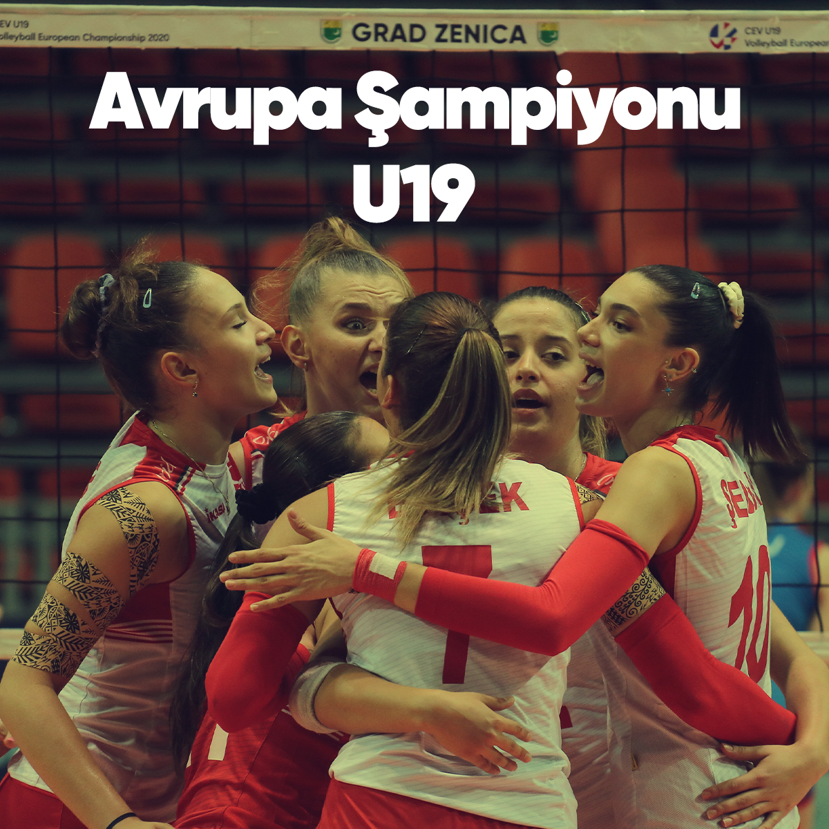 U19 Genç Kız Milli Takımımız Avrupa Şampiyonu🥳🥳💪🏻🇹🇷

#EuroVolleyU19 #VolleyBall #VoleyBol <a href="/TVForgtr/">Türkiye Voleybol Federasyonu</a>