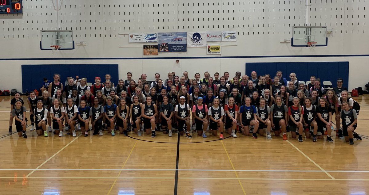 That’s a wrap from the 5th annual Indiana Futures Camp. Great day in the gym with a lot of talented &amp; determined young ladies. Thanks once again to the parents, players &amp; our staff.